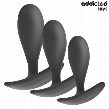 Set di 3 Tappi Anali in Silicone Medico - Comfort e Sicurezza